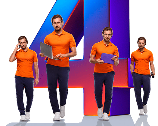 Великолепная четверка Ростелеком в деревне Пуршево (Московская область)